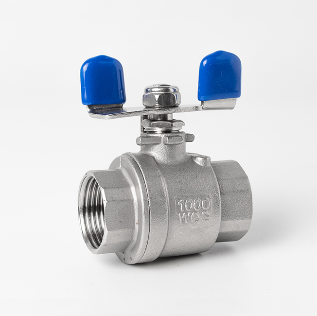 2pc butterfly handle ball valve 3